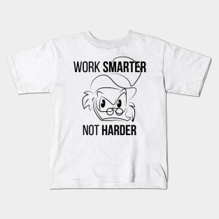 Work Smarter Not Harder Scrooge Kids T-Shirt